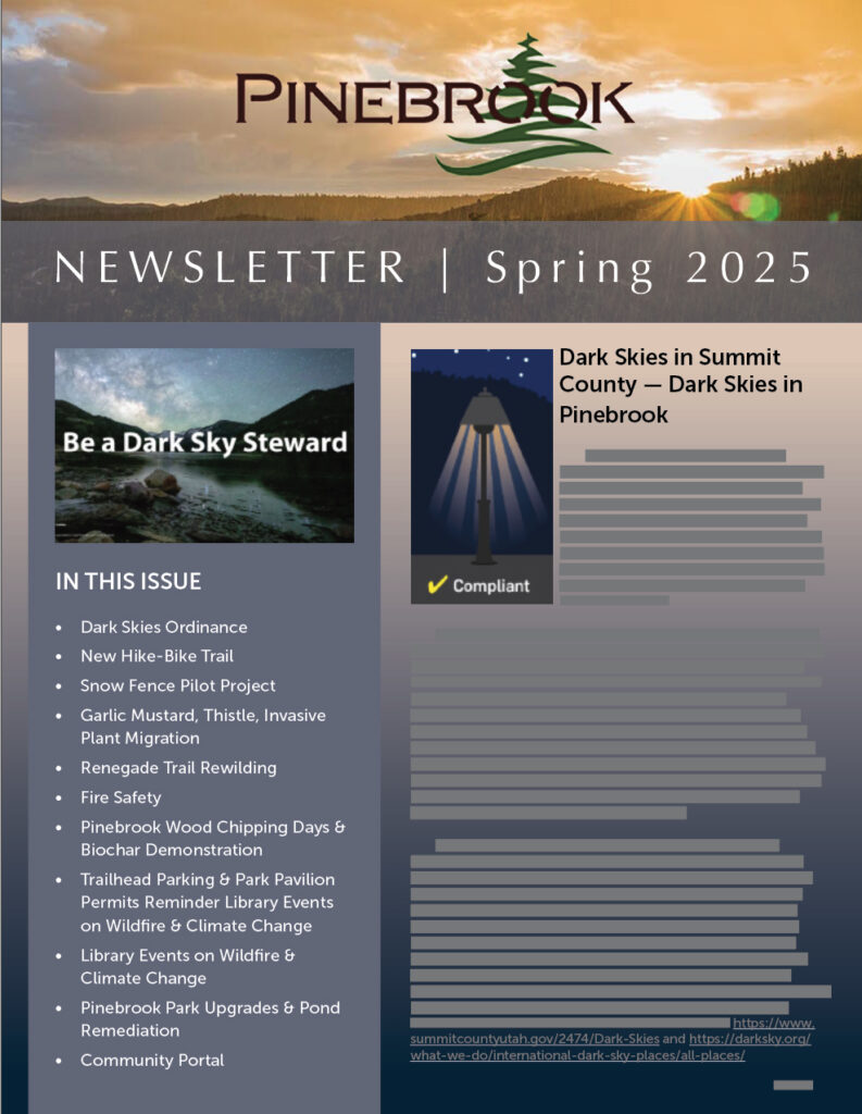 The Pinebrook Master Association 2025 Spring Newsletter is here!